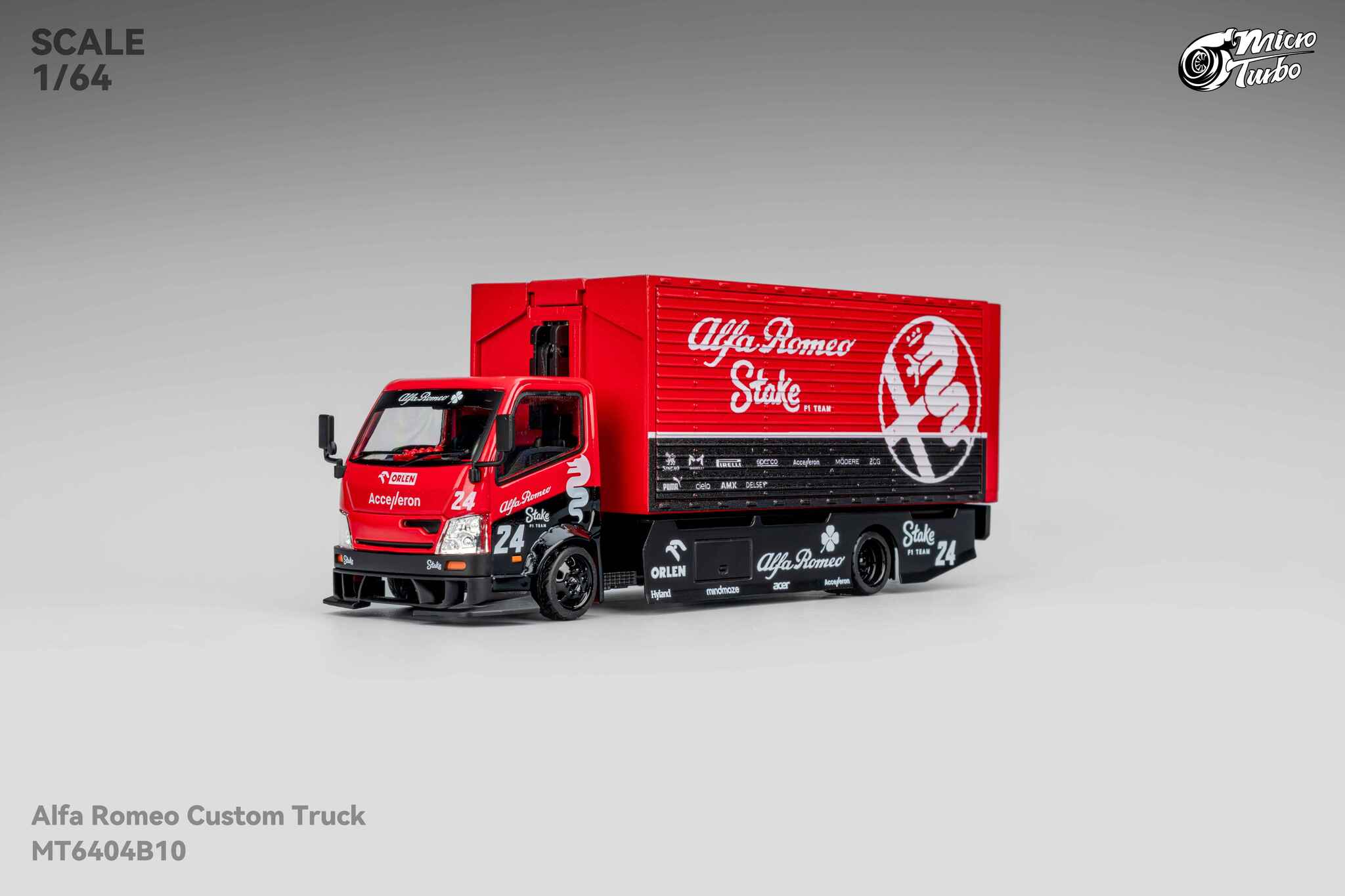 MICRO TURBO MODEL 1/64 CUSTOM TRUCK - AR RED_9