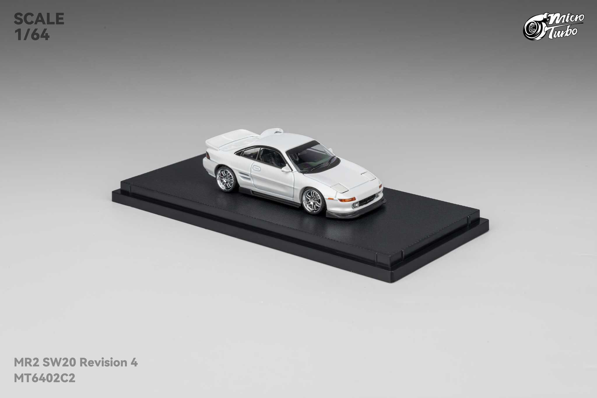 MICRO TURBO MODEL 1/64 TOYOTA MR-2 SW20 CUSTOM REVISION 4 VER.2 - WHITE_10