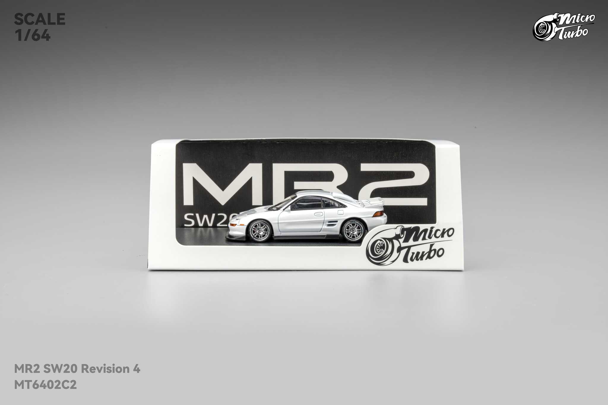 MICRO TURBO MODEL 1/64 TOYOTA MR-2 SW20 CUSTOM REVISION 4 VER.2 - WHITE_11