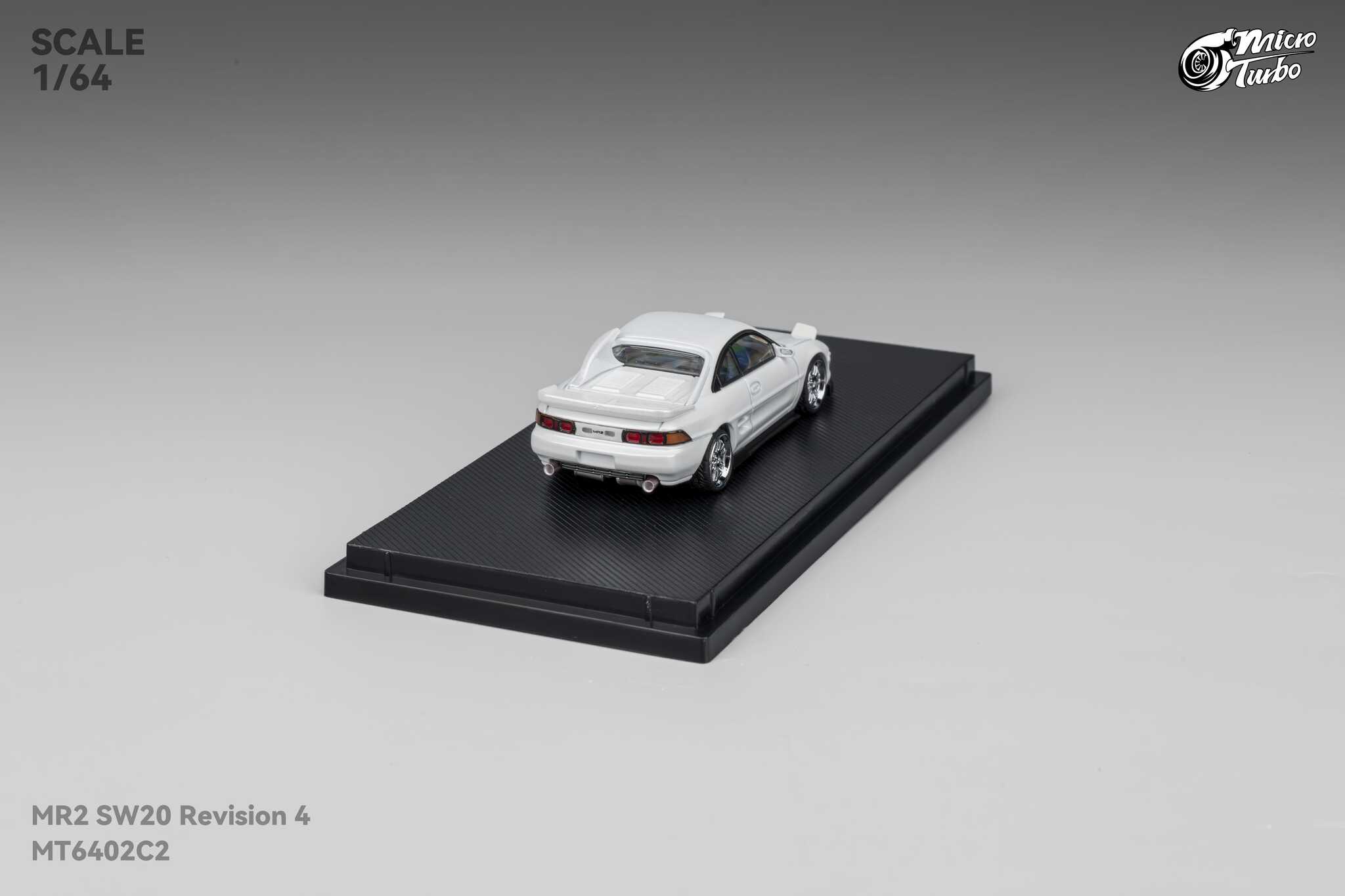 MICRO TURBO MODEL 1/64 TOYOTA MR-2 SW20 CUSTOM REVISION 4 VER.2 - WHITE_7