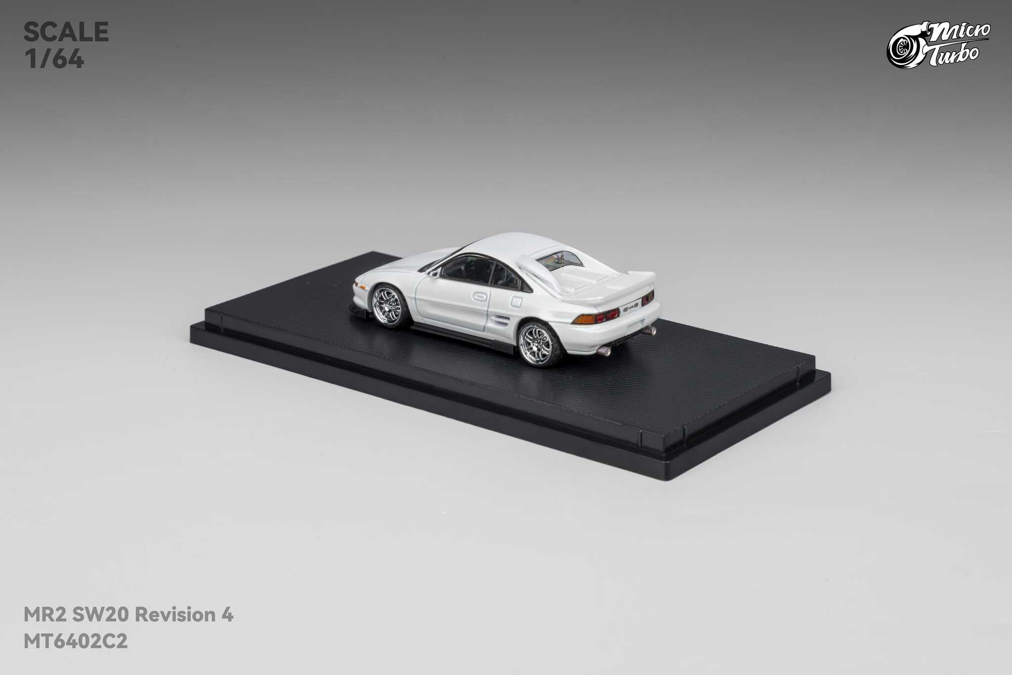 MICRO TURBO MODEL 1/64 TOYOTA MR-2 SW20 CUSTOM REVISION 4 VER.2 - WHITE_9
