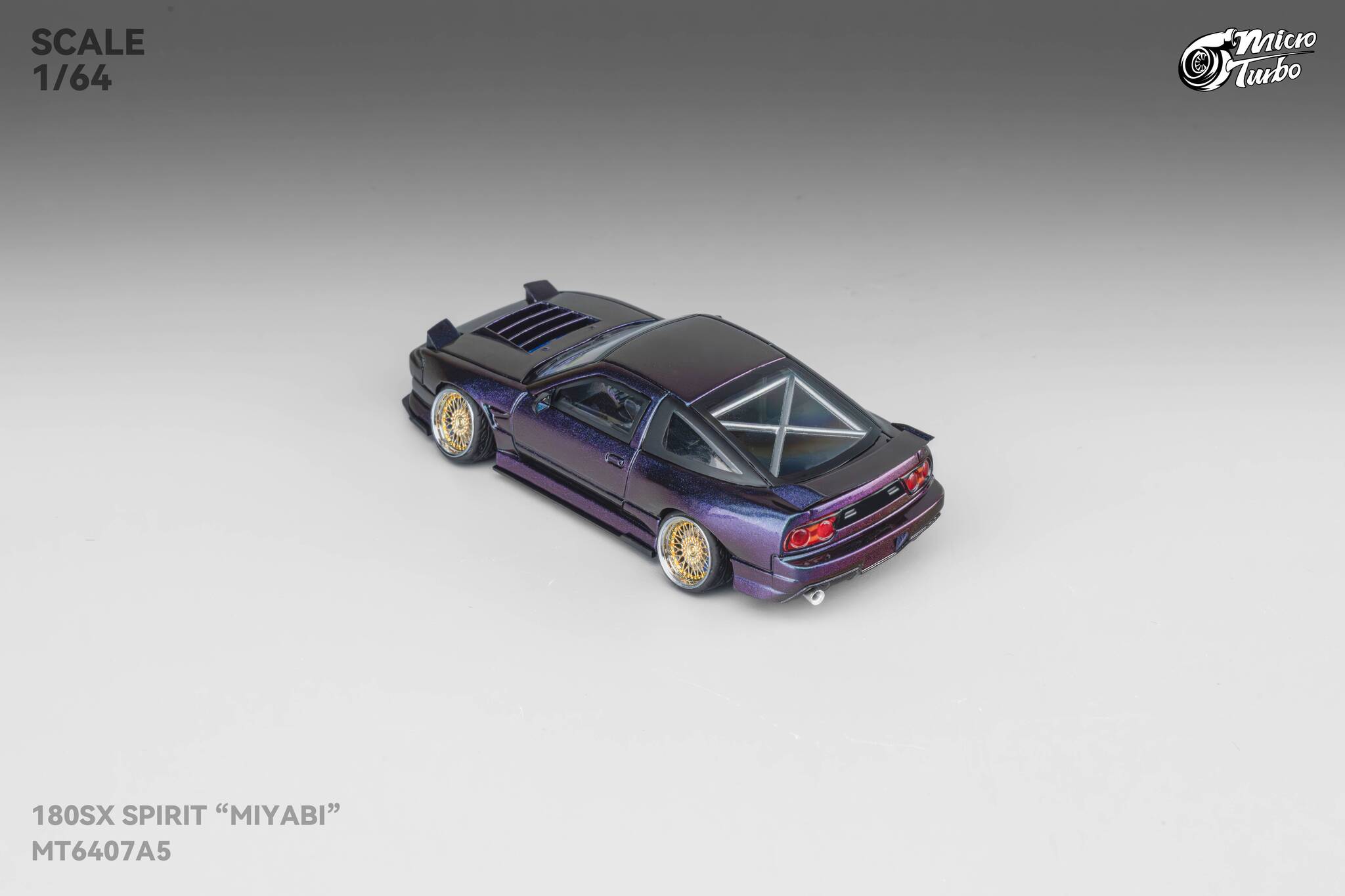 MICRO TURBO MODEL 1/64 CUSTOM 180SX SPIRIT REI - CHAMELEON (GMHS25)_2