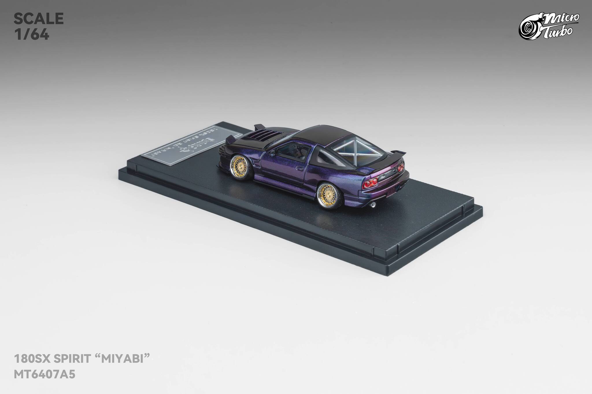 MICRO TURBO MODEL 1/64 CUSTOM 180SX SPIRIT REI - CHAMELEON (GMHS25)_9