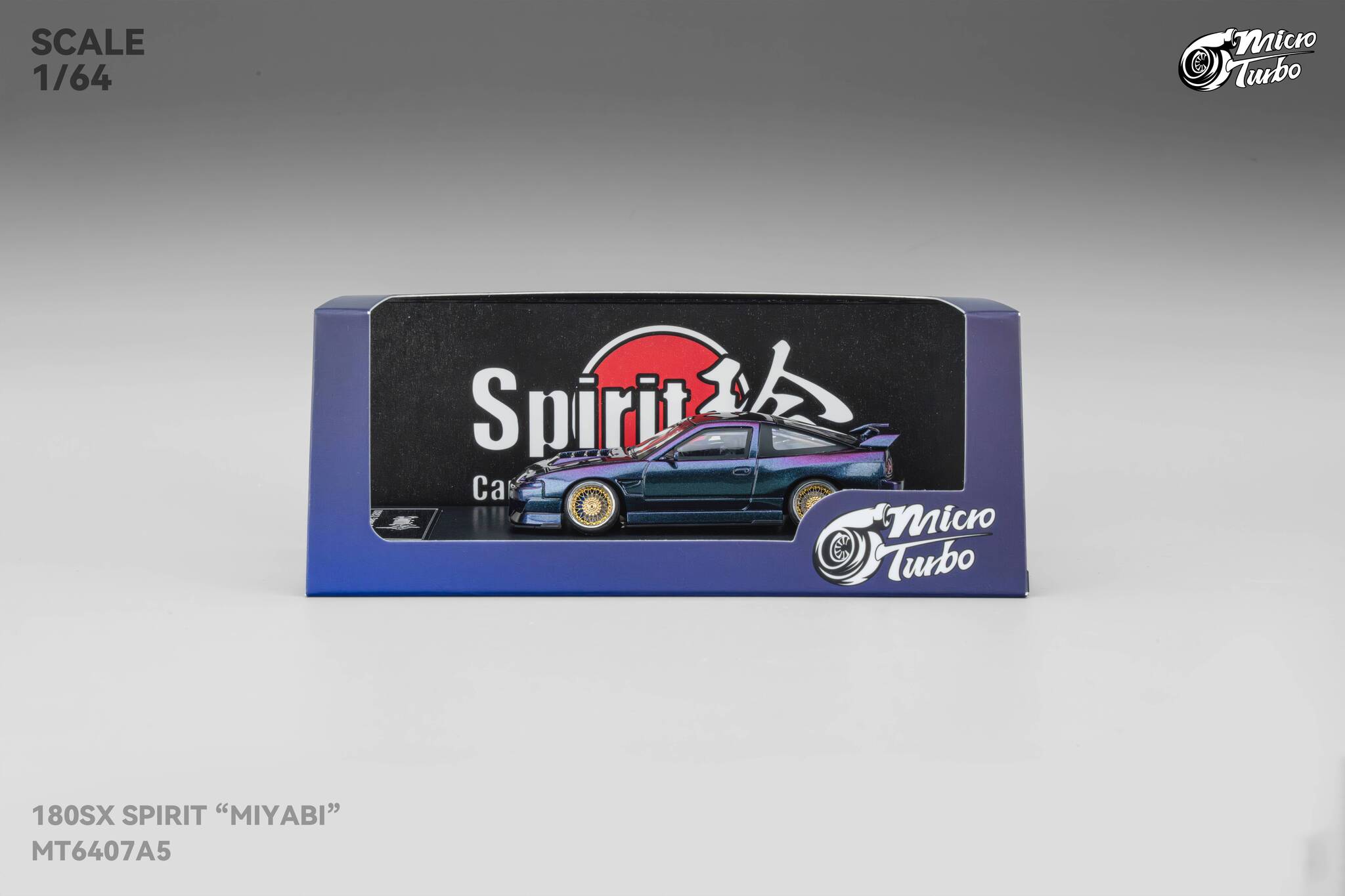 MICRO TURBO MODEL 1/64 CUSTOM 180SX SPIRIT REI - CHAMELEON (GMHS25)_11