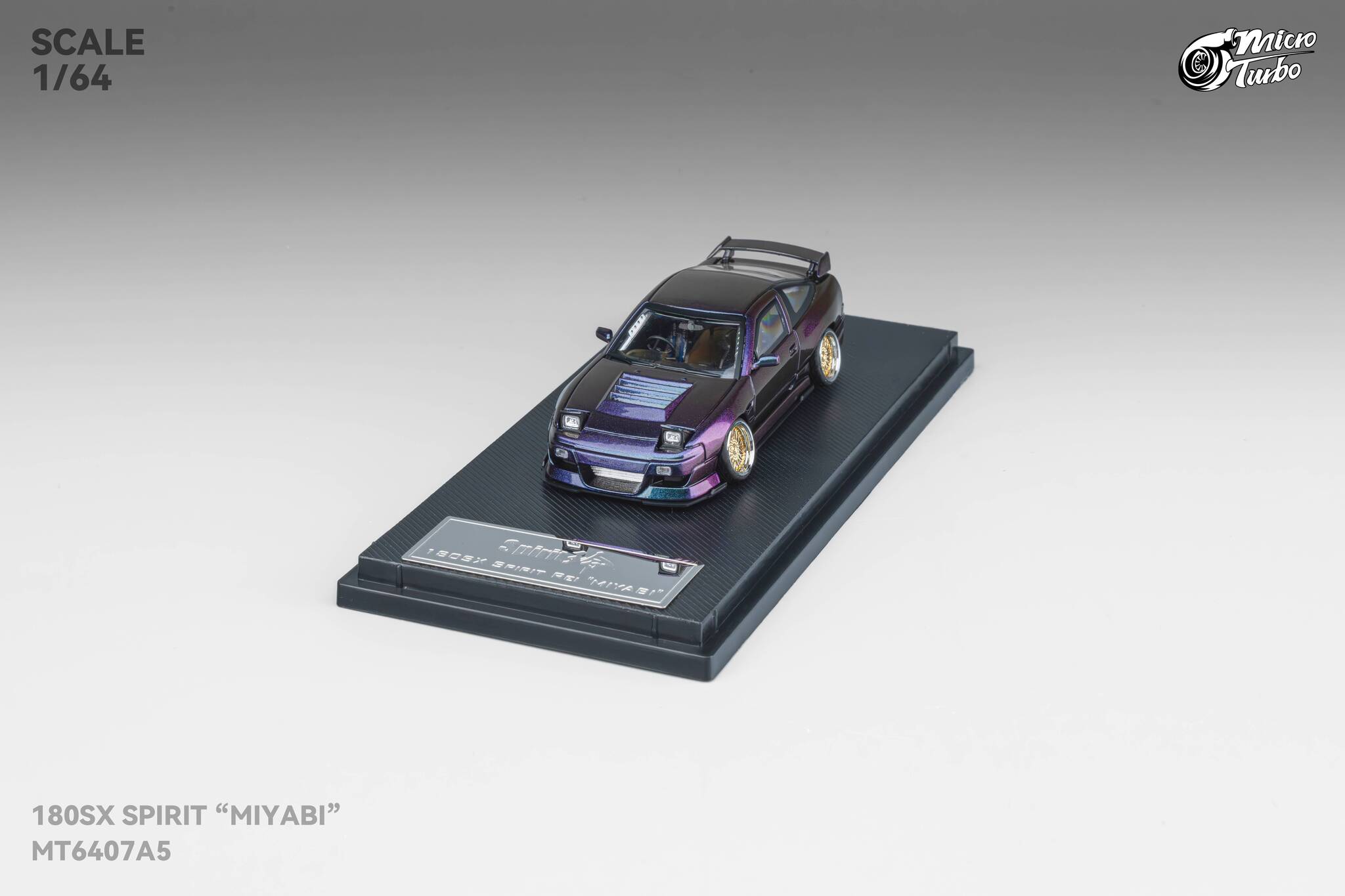 MICRO TURBO MODEL 1/64 CUSTOM 180SX SPIRIT REI - CHAMELEON (GMHS25)_8