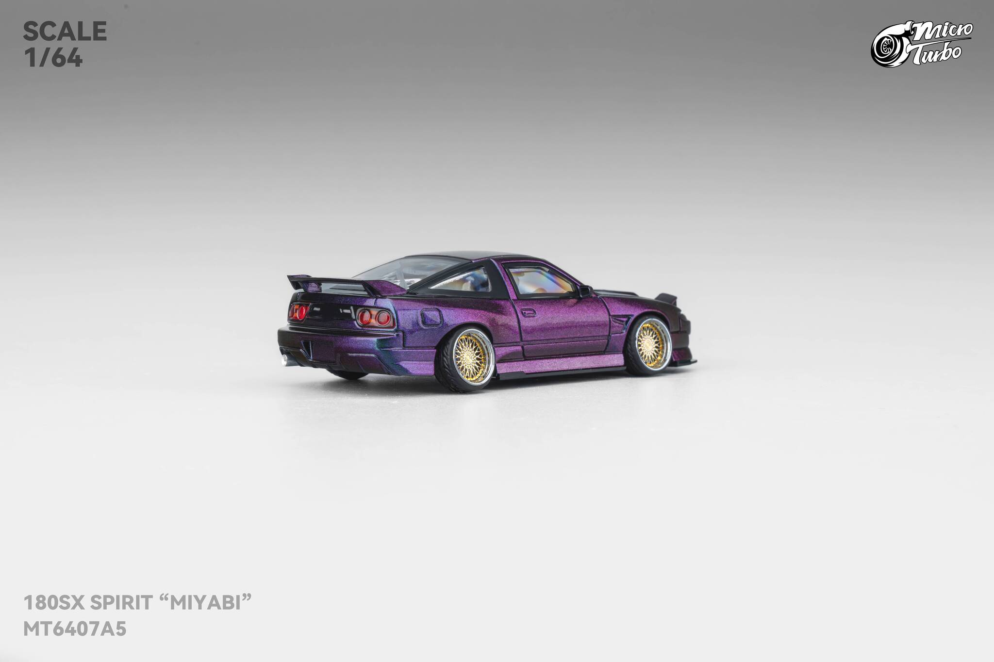 MICRO TURBO MODEL 1/64 CUSTOM 180SX SPIRIT REI - CHAMELEON (GMHS25)_5