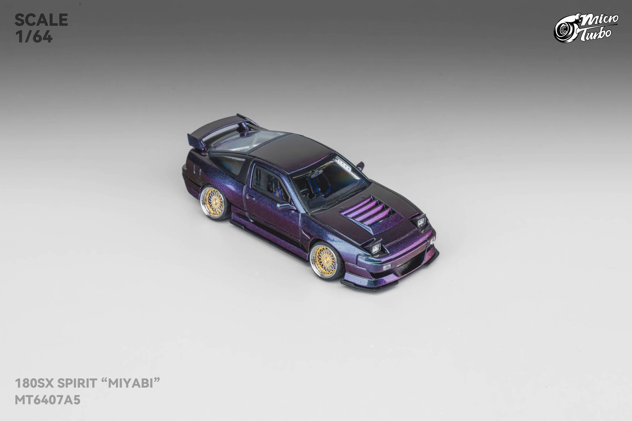 MICRO TURBO MODEL 1/64 CUSTOM 180SX SPIRIT REI - CHAMELEON (GMHS25)_3