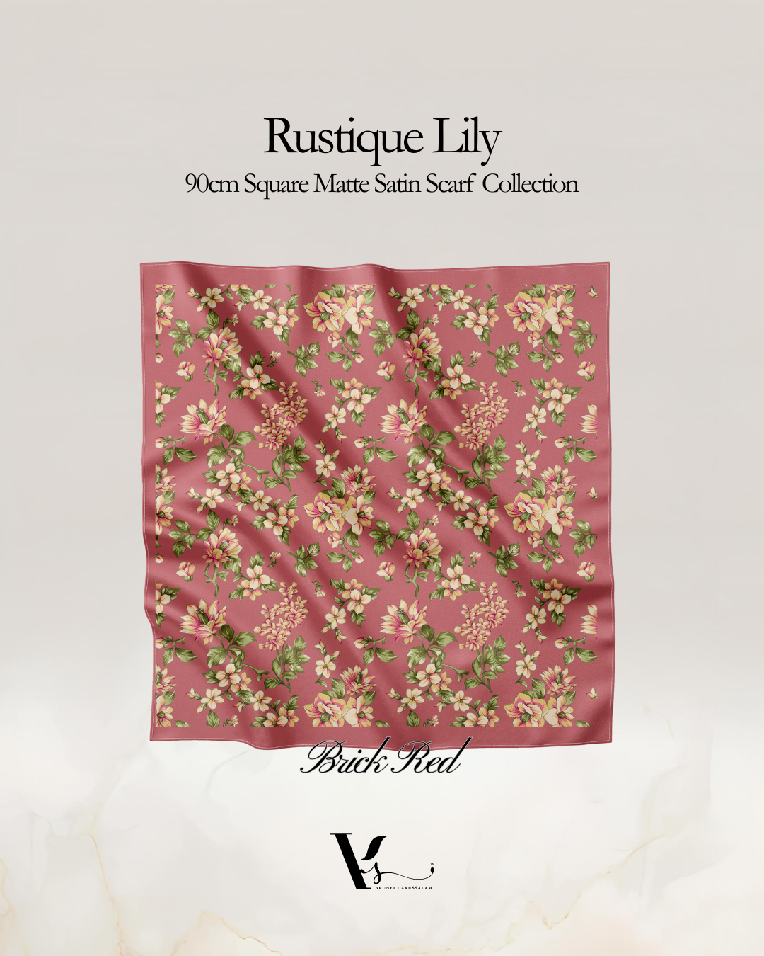 Rustique Lily in Brick Red