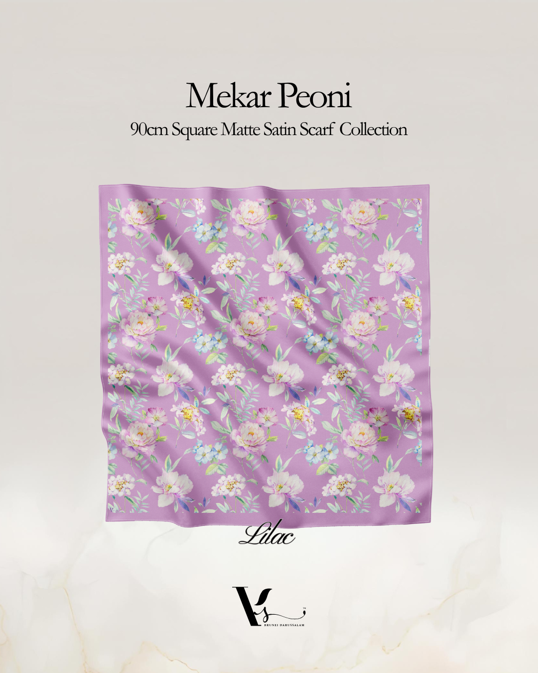 Mekar Peoni in Lilac