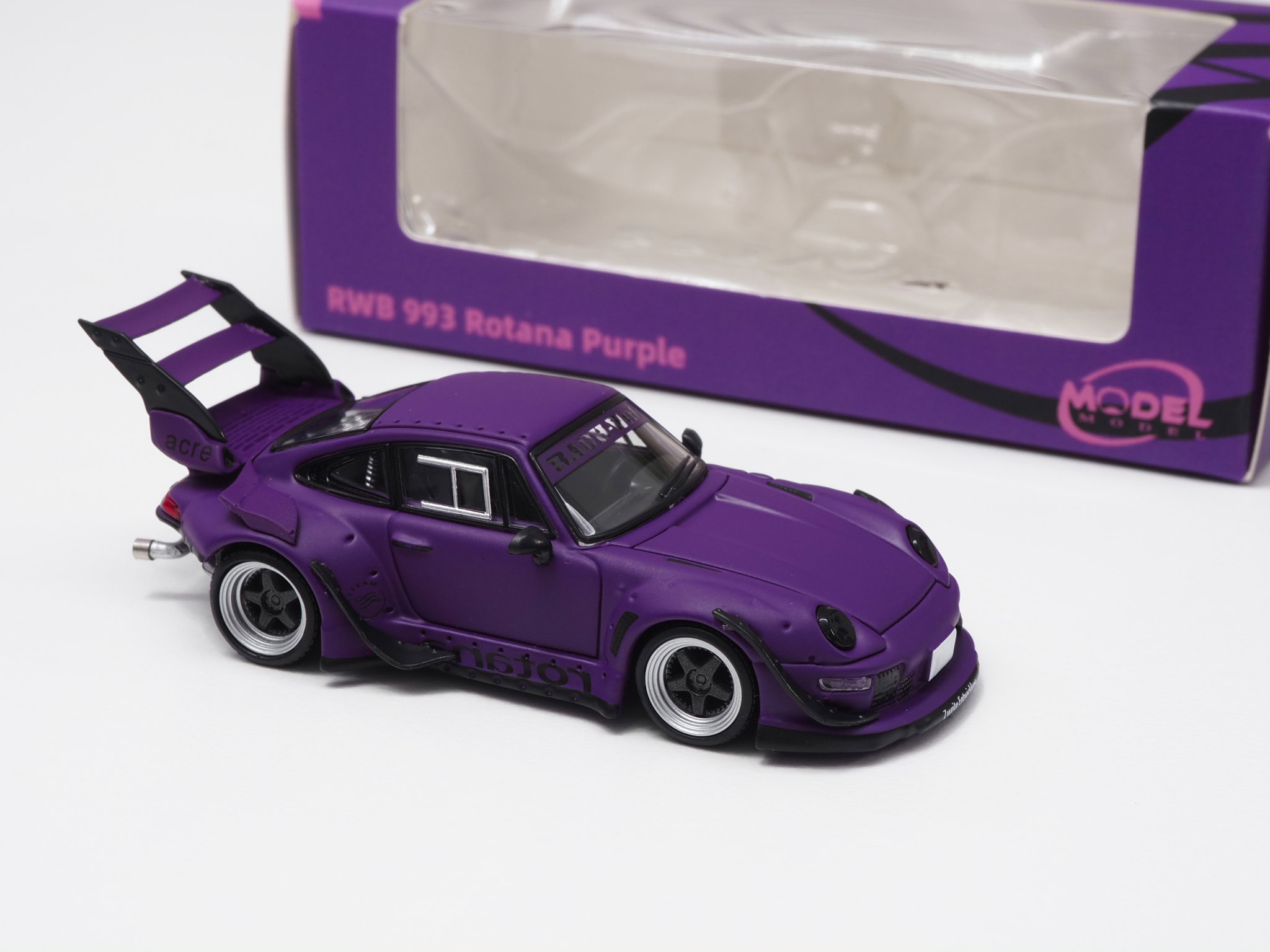 MODEL MODEL 1/64 PORSCHE RWB 993 ROTANA PURPLE_3