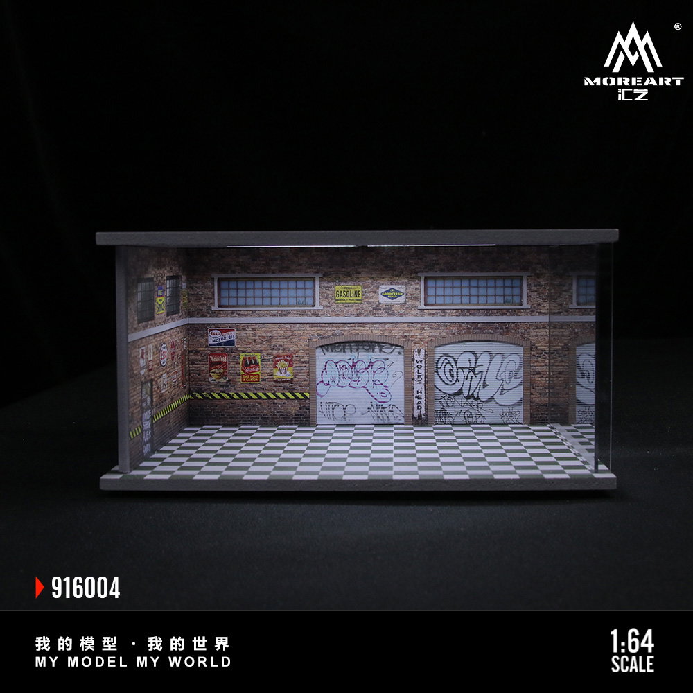 MOREART DIORAMA MODEL 1/64 REPAIR SHOP_6