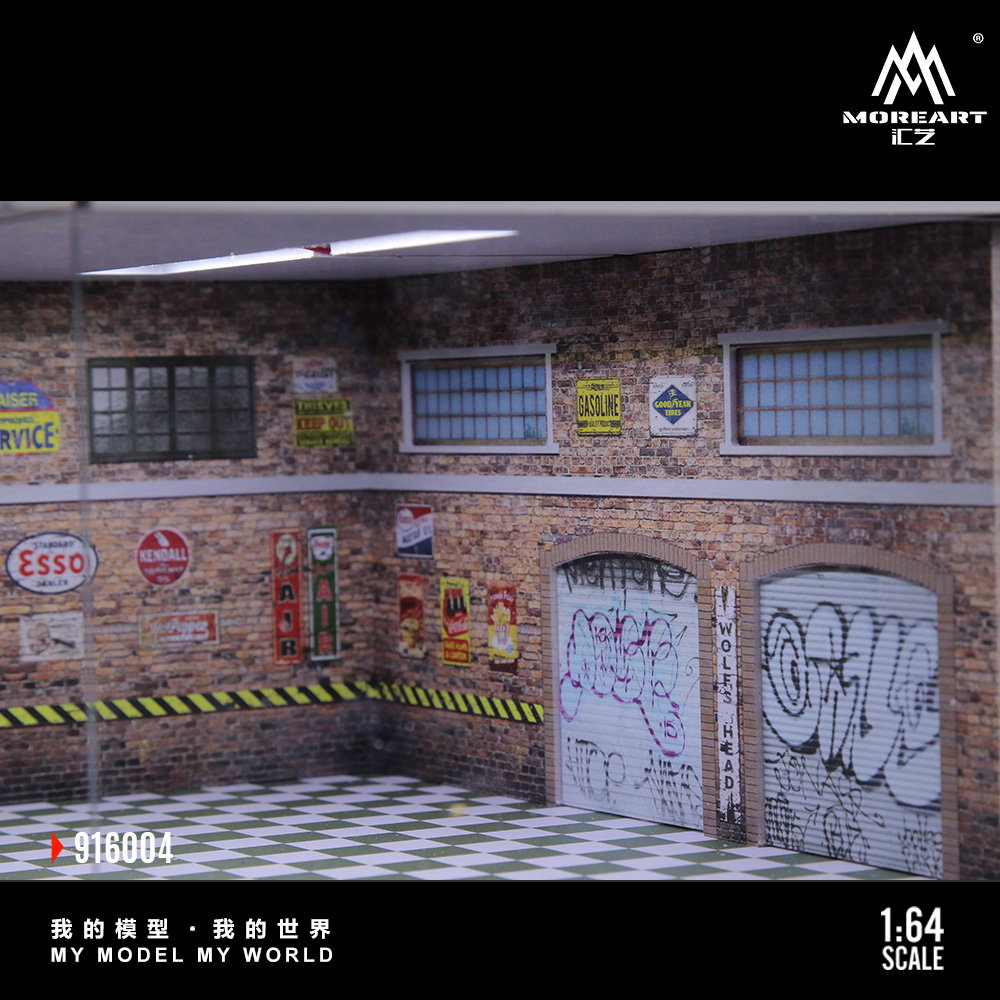 MOREART DIORAMA MODEL 1/64 REPAIR SHOP_2