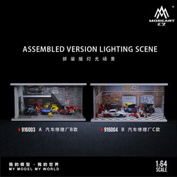 MOREART DIORAMA MODEL 1/64 REPAIR SHOP