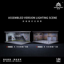 MOREART DIORAMA MODEL 1/64 REPAIR SHOP
