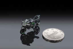 KAWASAKI H2R MODEL 1/64 - BLACK