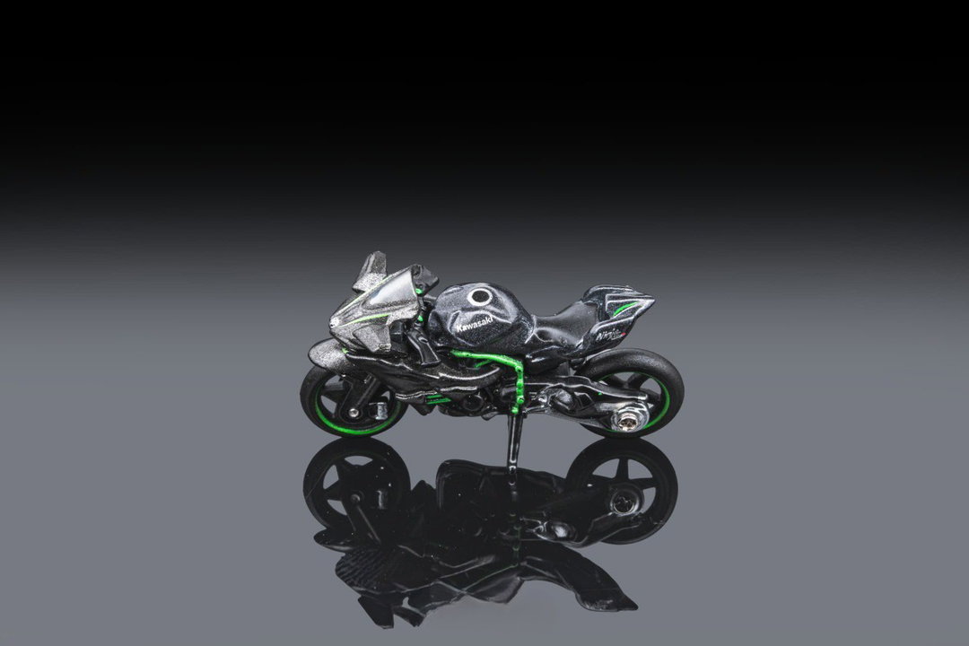 KAWASAKI H2R MODEL 1/64 - BLACK