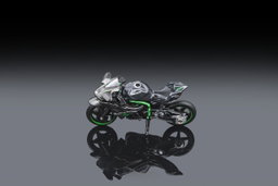 KAWASAKI H2R MODEL 1/64 - BLACK