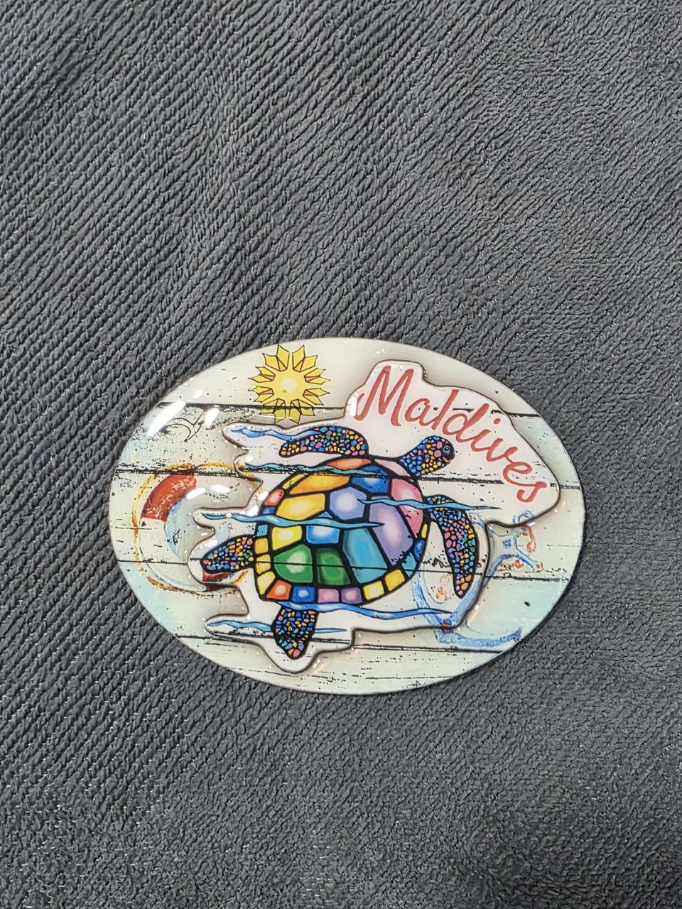 SunShell Mosaic Turtle Plaque_0
