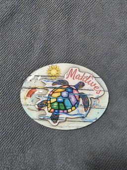 SunShell Mosaic Turtle Plaque