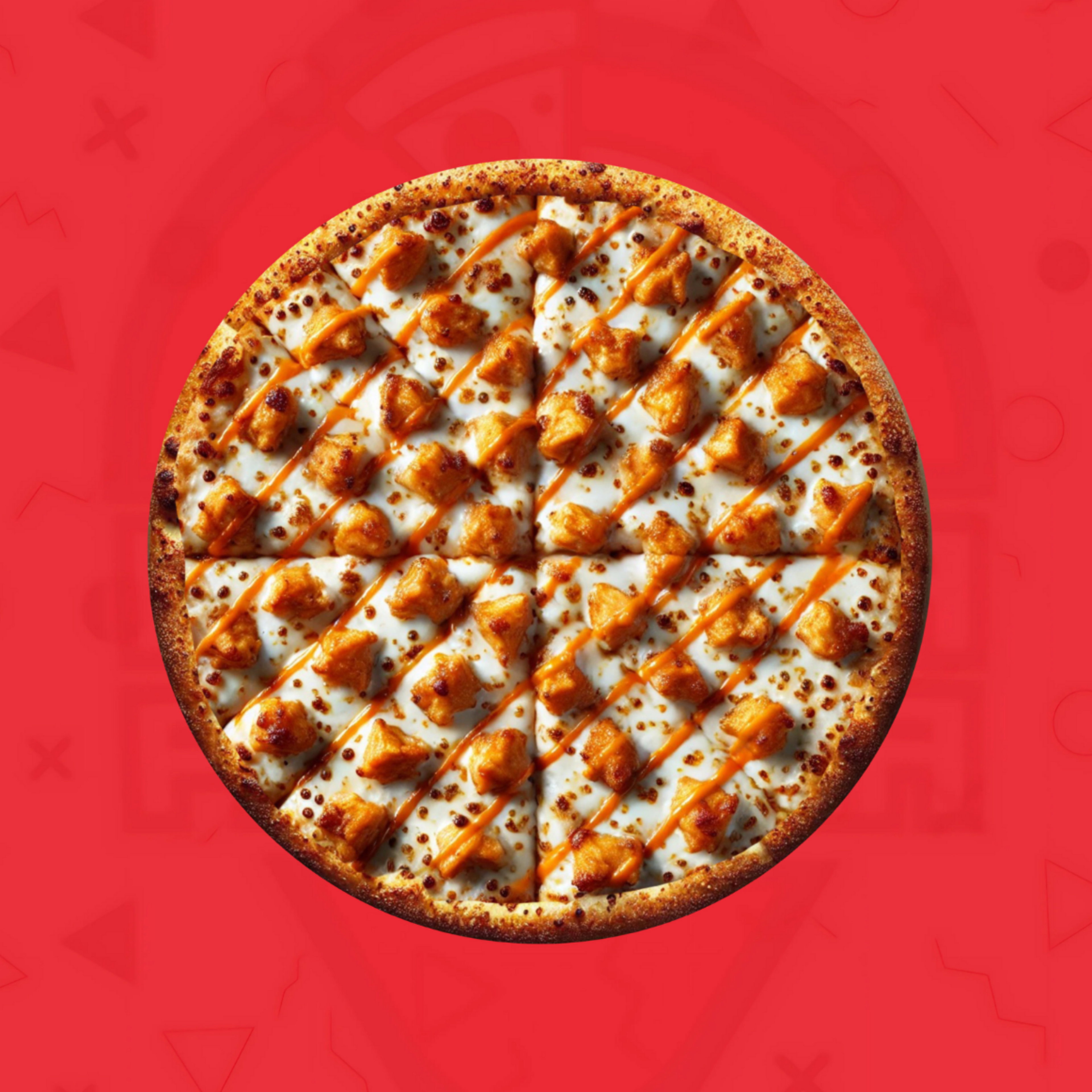 Dynamite chicken pizza