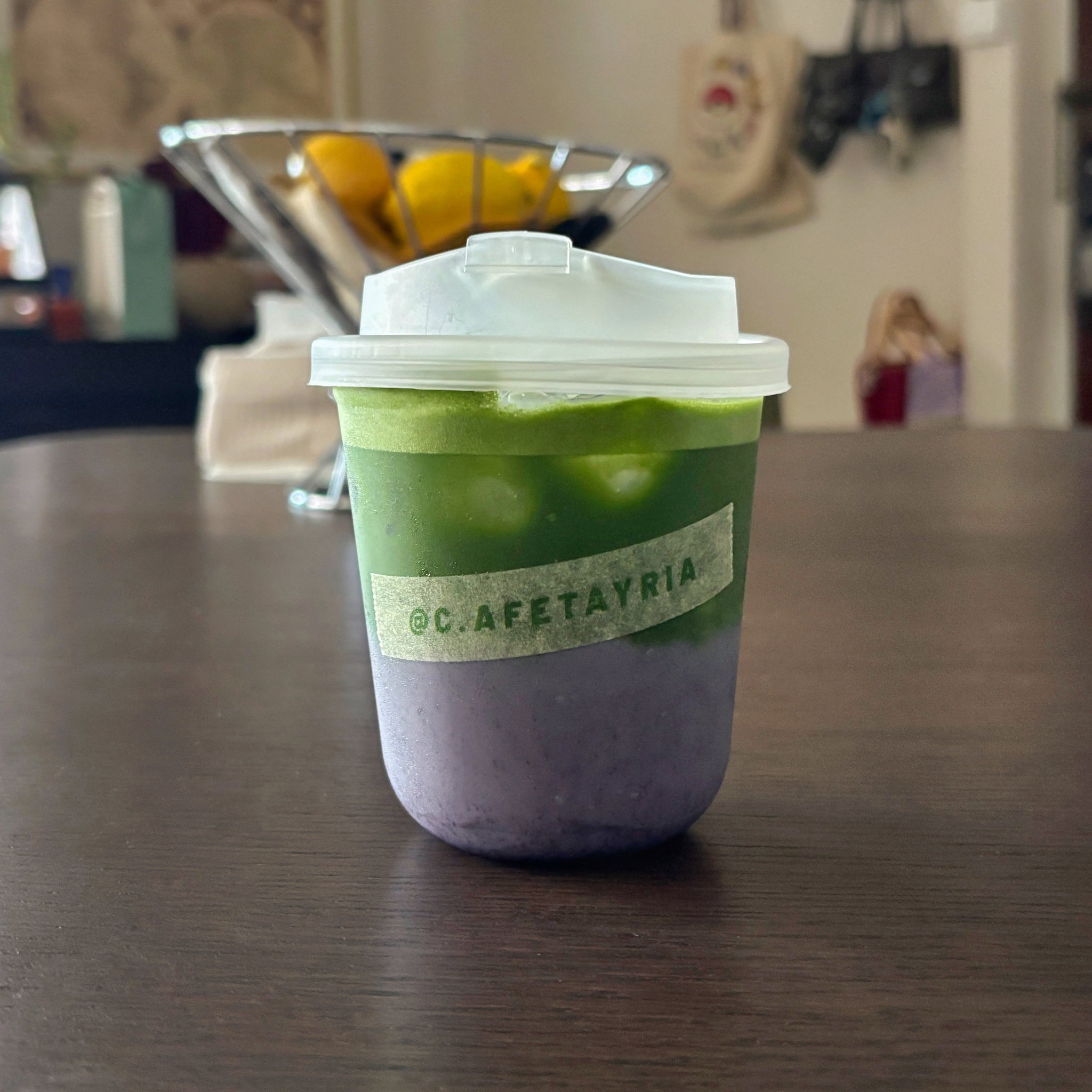 Iced Blueberry Matcha Latte_0
