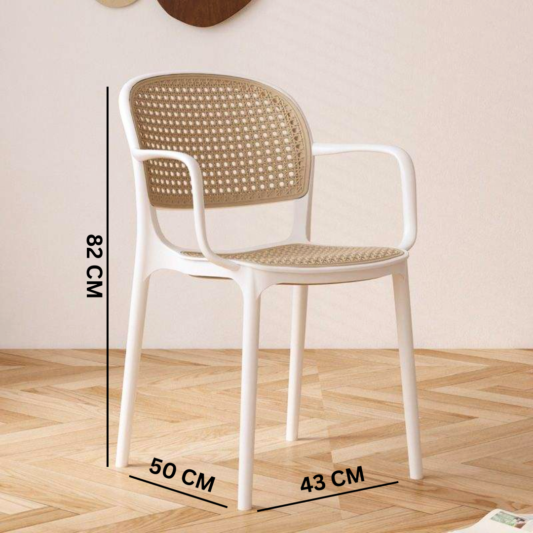 PLASTIC DINING RATTAN CHAIR - STYLE G (KERUSI)_5