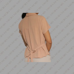 Short-sleeve button-down shirt 