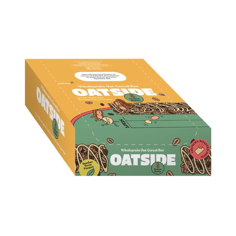 Oatside Oat Cereal Bar Peanut Butter
