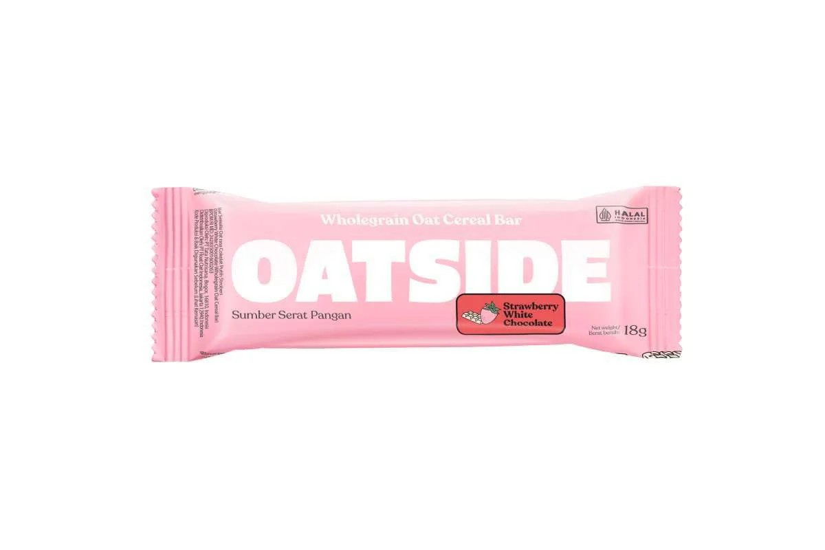 Oatside Oat Cereal Bar Strawberry White Chocolate_2