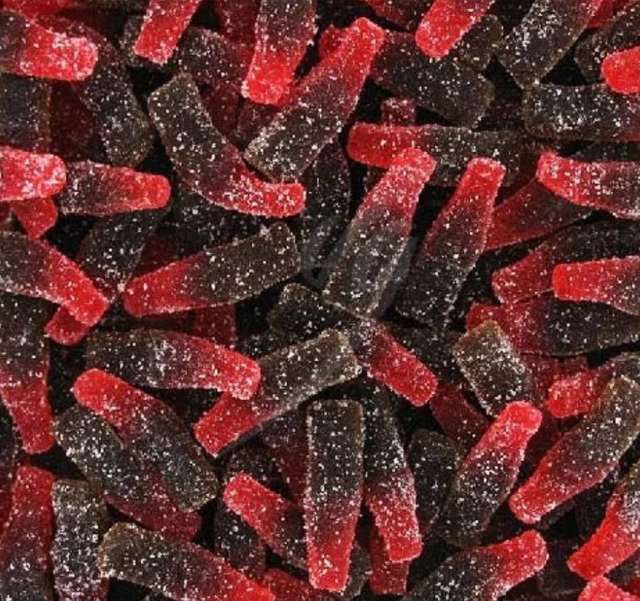 Bonbons bouteilles cola cerise_0