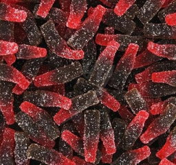 Bonbons bouteilles cola cerise