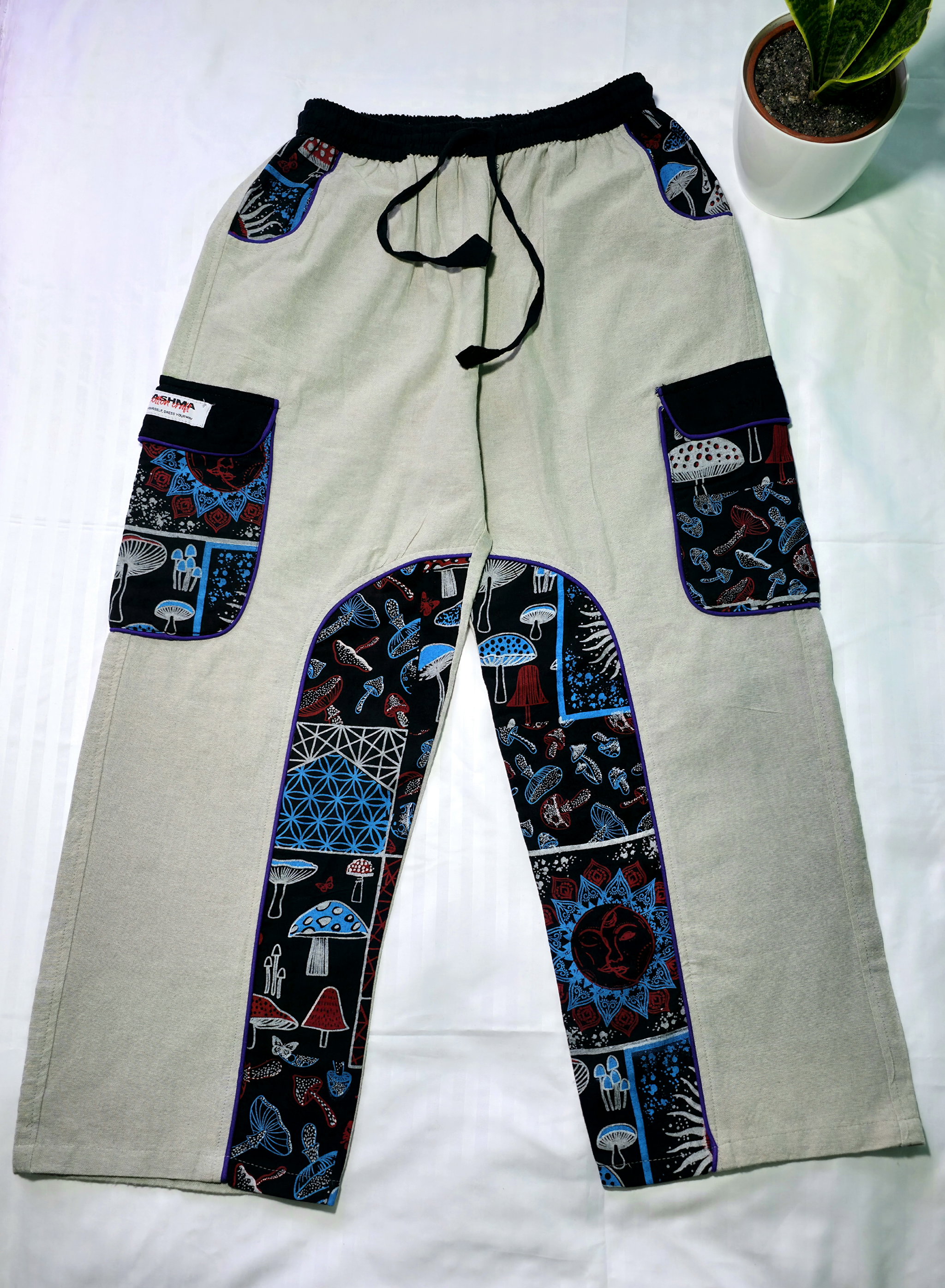 Printed baggy pant _0
