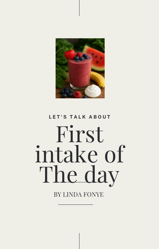 First intake of the day (reduce belly fat) _2