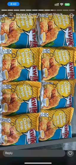 MPS54- Crispy Chicken Strips Kwik bite