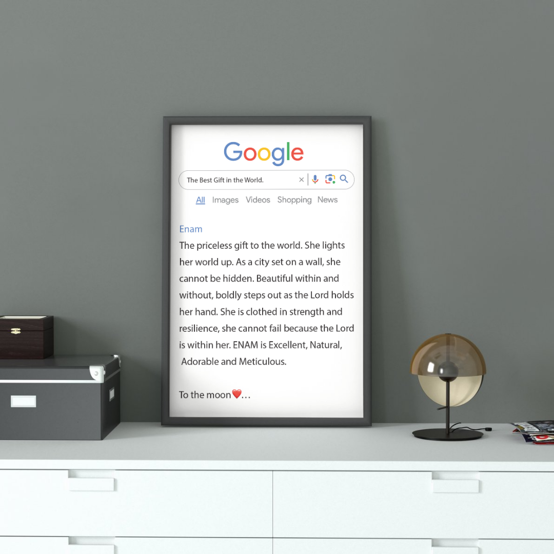 Custom Google Text Frame_0