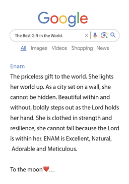 Custom Google Text Frame