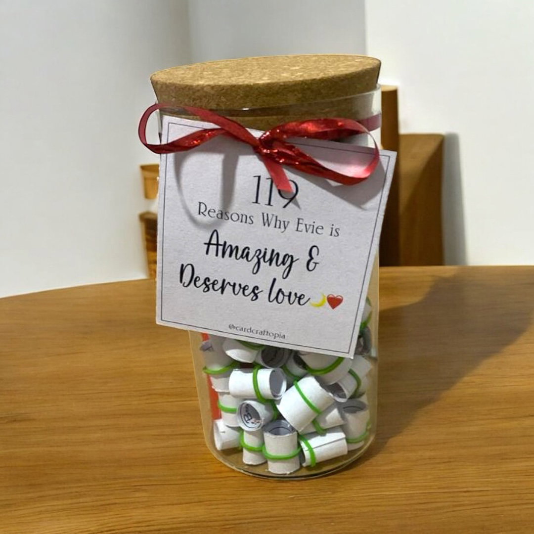 Custom Love Notes In A Jar