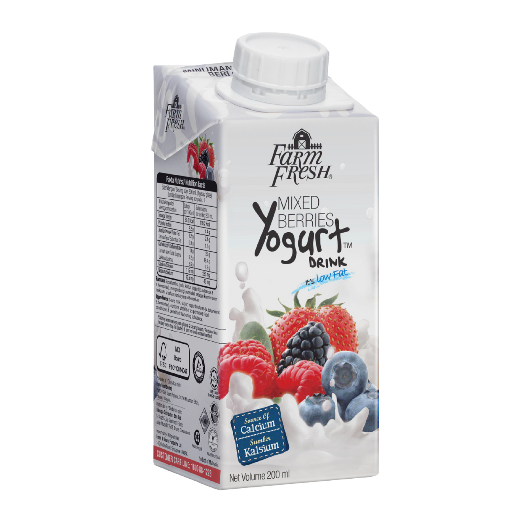 Farm Fresh UHT Mixed Berries Yogurt (200ml)_0