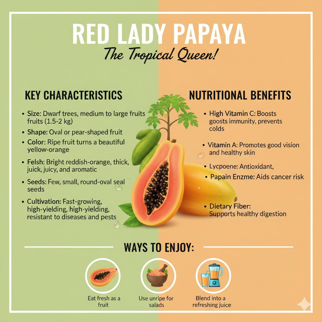 Red Lady Papaya _0