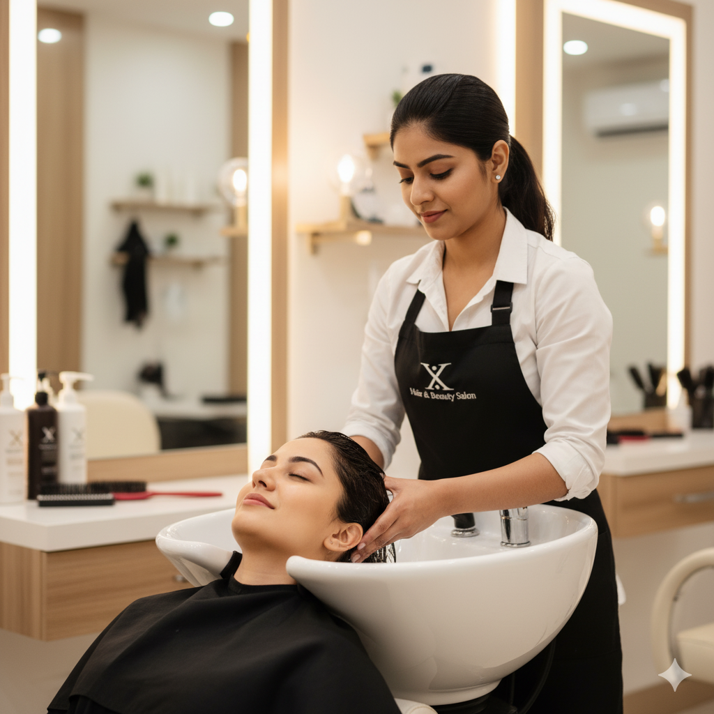 Xhair & Beauty Salon Signature Hair Spa Ritual – Deep Nourishment & Relaxation_0