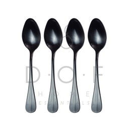 WF JUSTIN DESSERT SPOON SATIN BLACK SET/4 SENDOK KUE PREMIUM