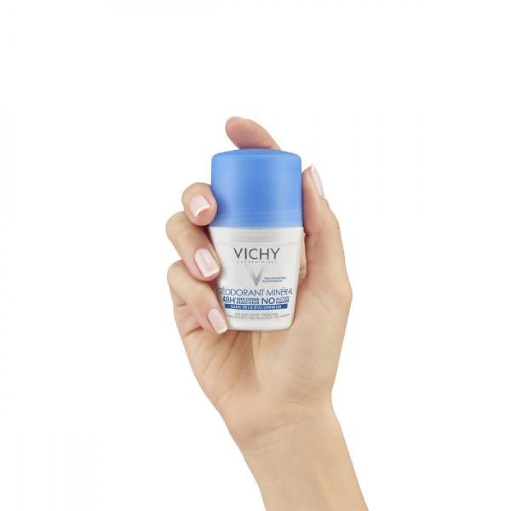 Vichy Roll on deodorant 48 h - مزيل عرق رول 48 ساعة بالمعادن من فيتشي - 50مل_0