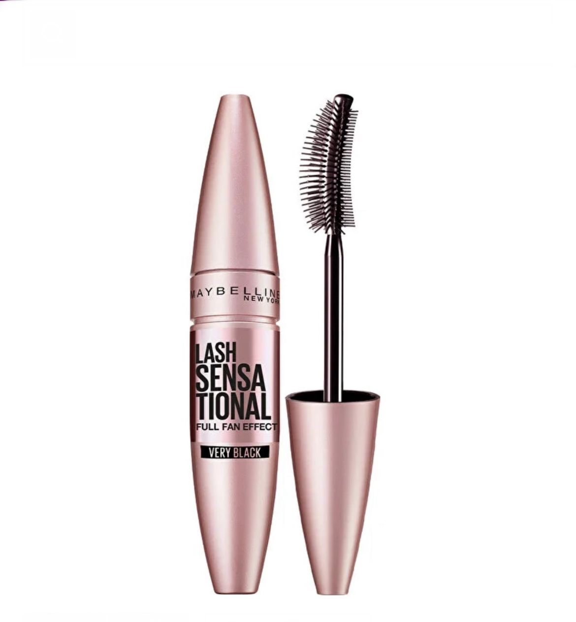 MAYBELLINE NEW YORK LASH SENSATIONAL FAN EFFECT VERY BLACK MASCARA ميبيلين ماسكارا سوداء جداً