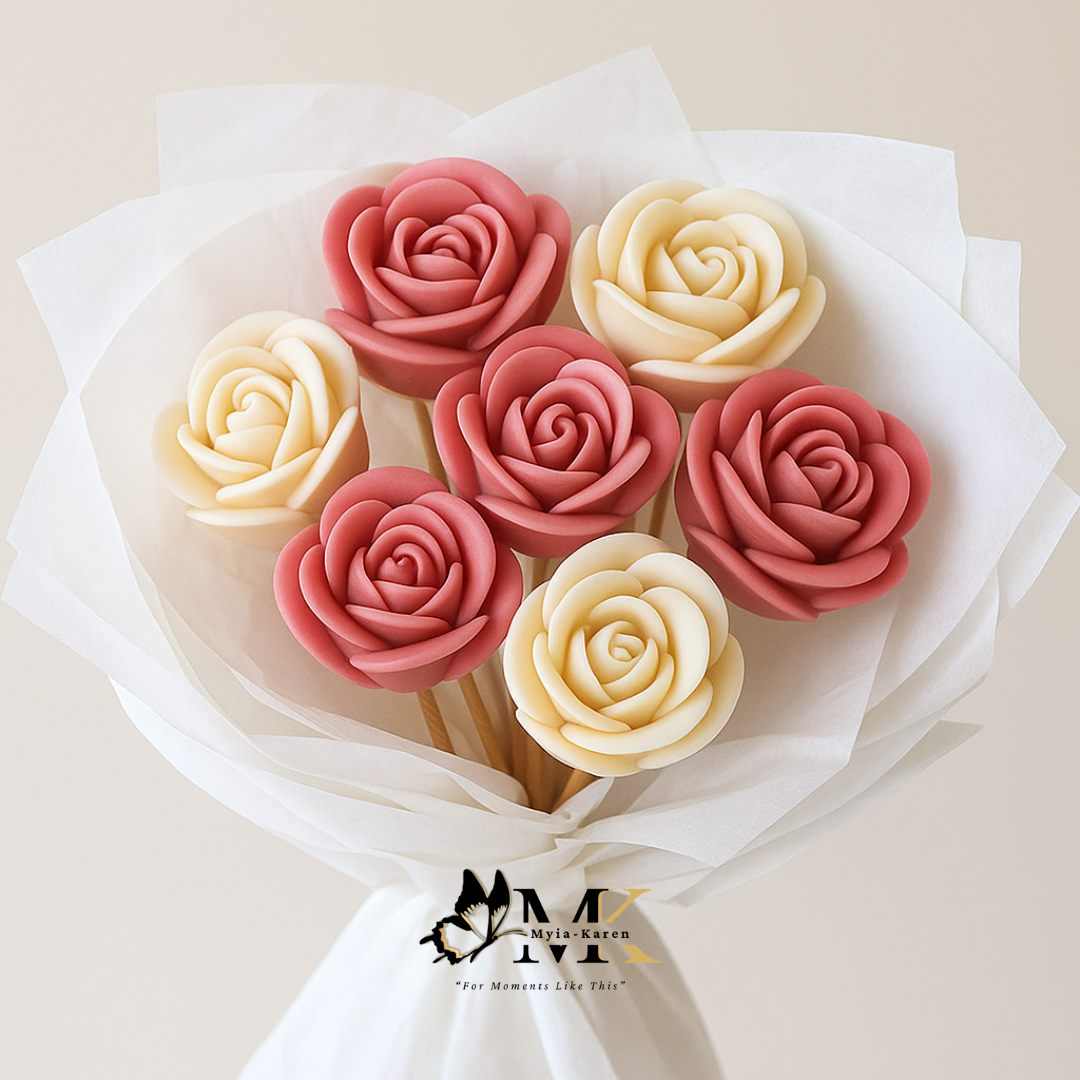 Rose Candle Bouquet
