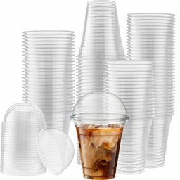 SLUSH PLASTIC CUPS WITH LIDS