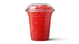 SLUSH PLASTIC CUPS WITH LIDS