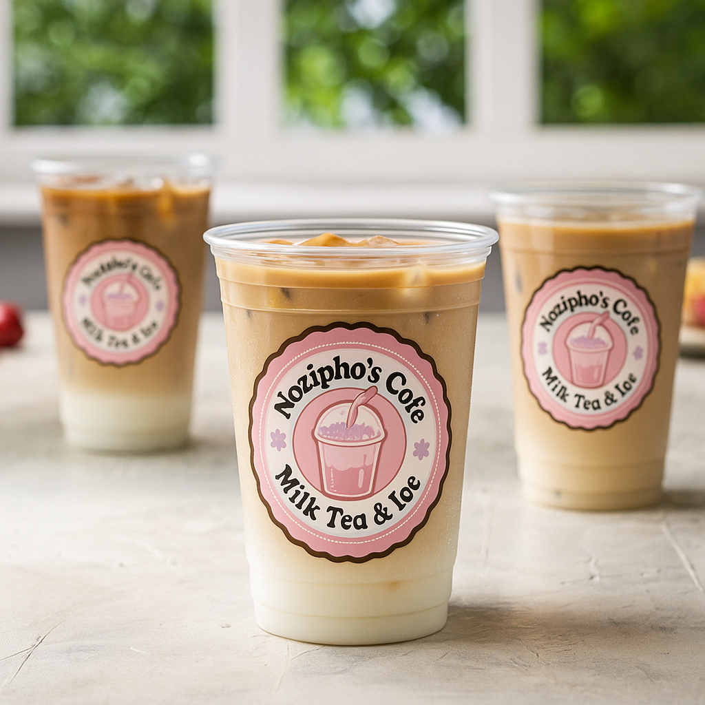 Branded plastic cups 