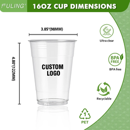 Branded plastic cups 