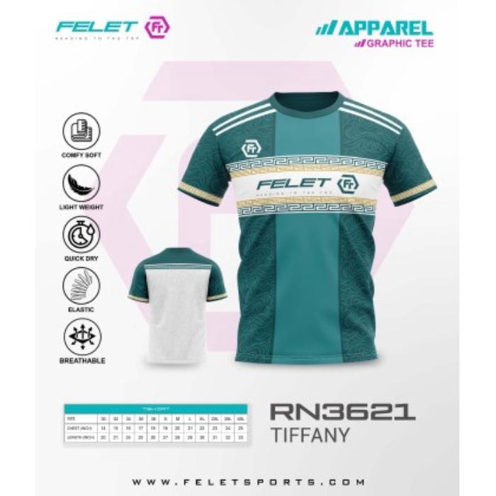 FELET RN 3621 RN3621 Graphic Badminton T-SHIRT_3