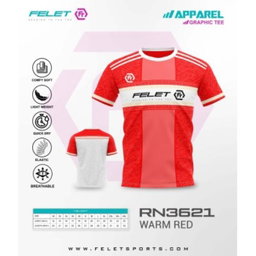 FELET RN 3621 RN3621 Graphic Badminton T-SHIRT